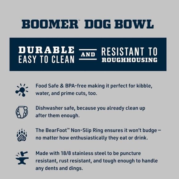 Yeti 4C. Boomer Dog Bowl- Black - Picture 5 of 10